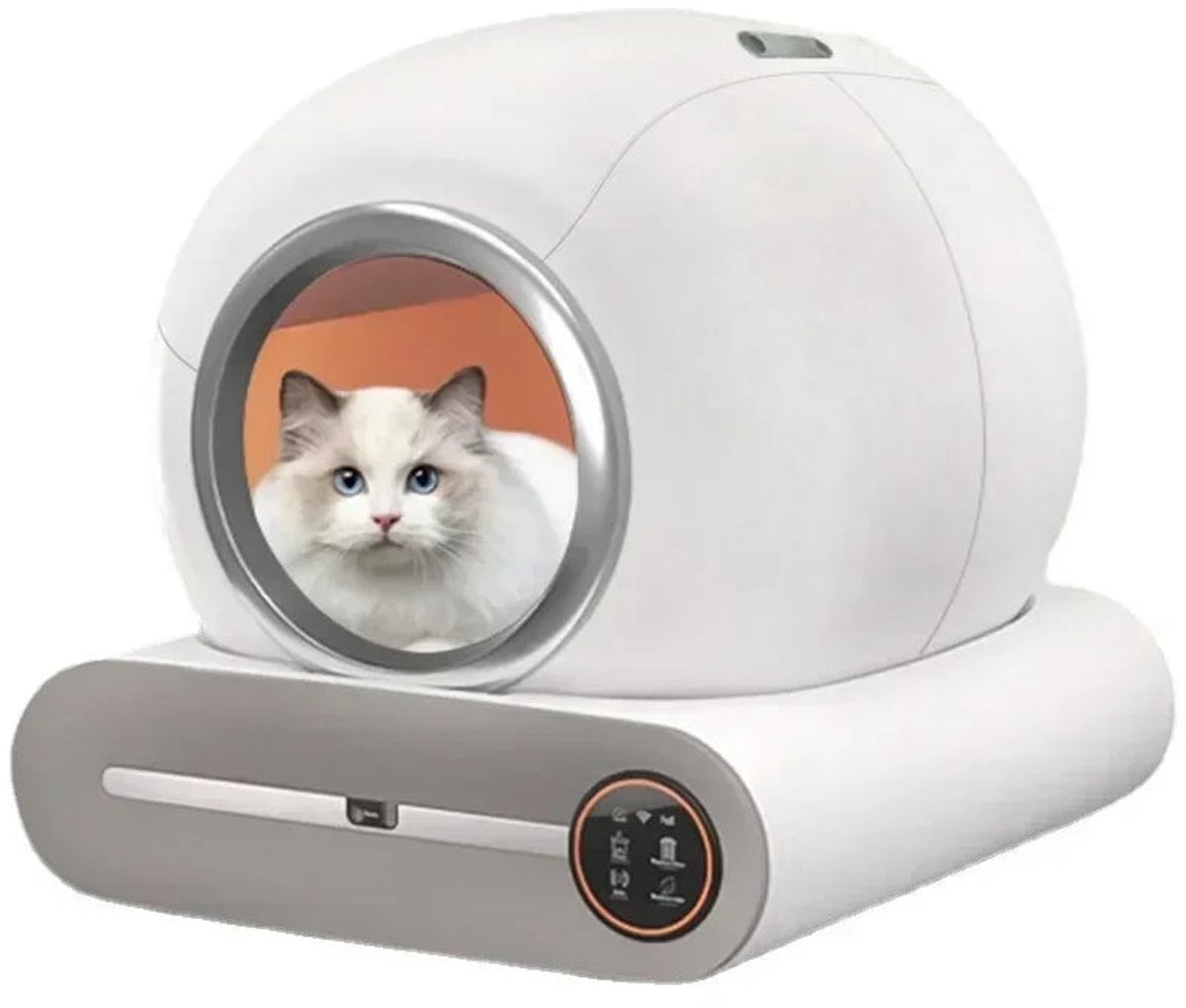 Kattenbak – Kattentoilet – Zelfreinigende Kattenbak – Automatische Kattenbak – Slimme Kattenbak – Volledig Gesloten Design – Inclusief Ozon Luchtverfrisser Kattenbak – Kattentoilet – Zelfreinigende Kattenbak – Automatische Kattenbak – Slimme Kattenbak – Volledig Gesloten Design – Inclusief Ozon Luchtverfrisser