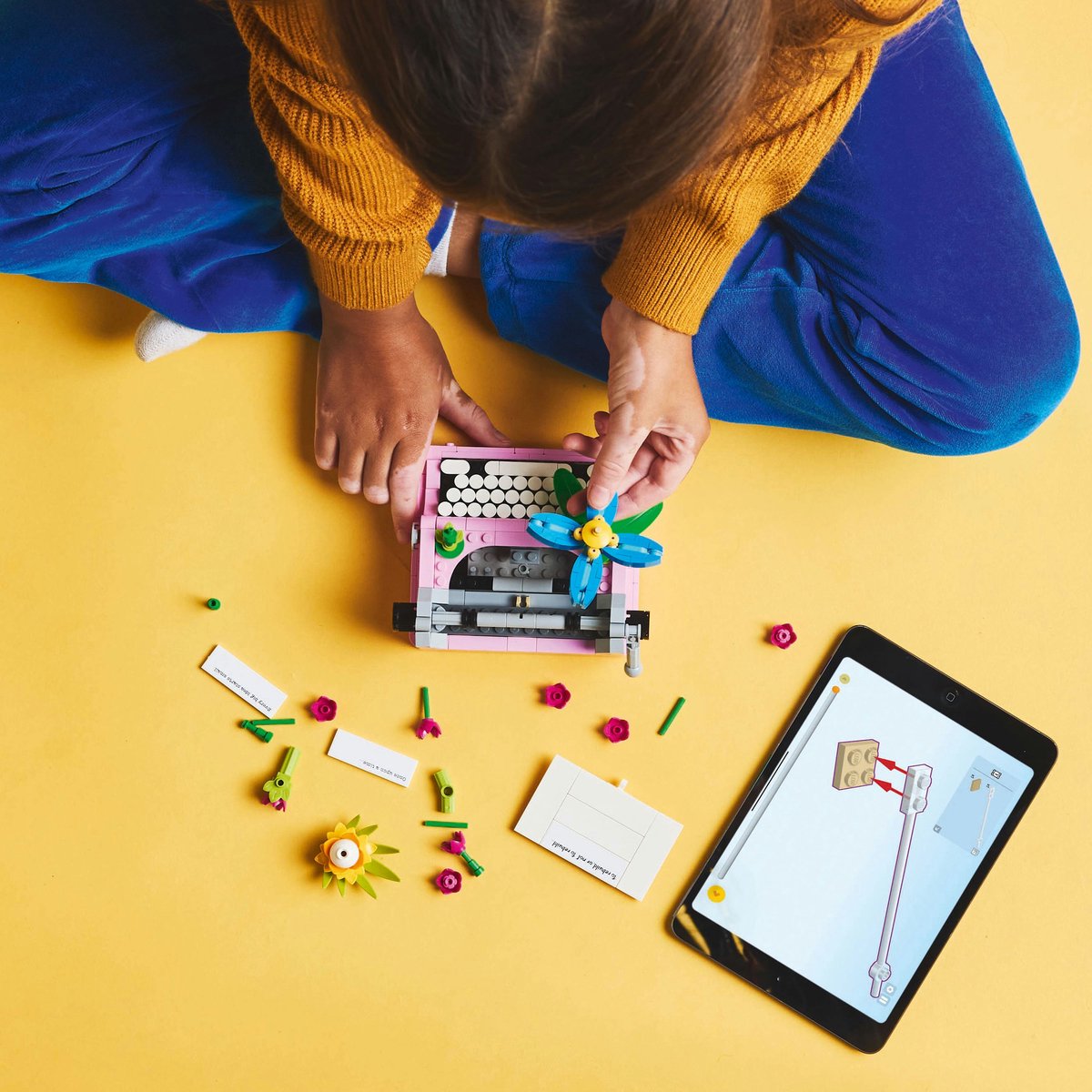 LEGO Creator 3in1 Typemachine met bloemen, Keytar en bloempot Speelgoed voor Kinderen 31169 — afbeelding 9