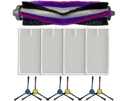 Vervangende onderdelen voor Eureka NERE10s E10S - Obode A8 Stofzuiger Onderdelen - 1 * Hoofdborstel - 4 * Filters - 6 * Zijborstels