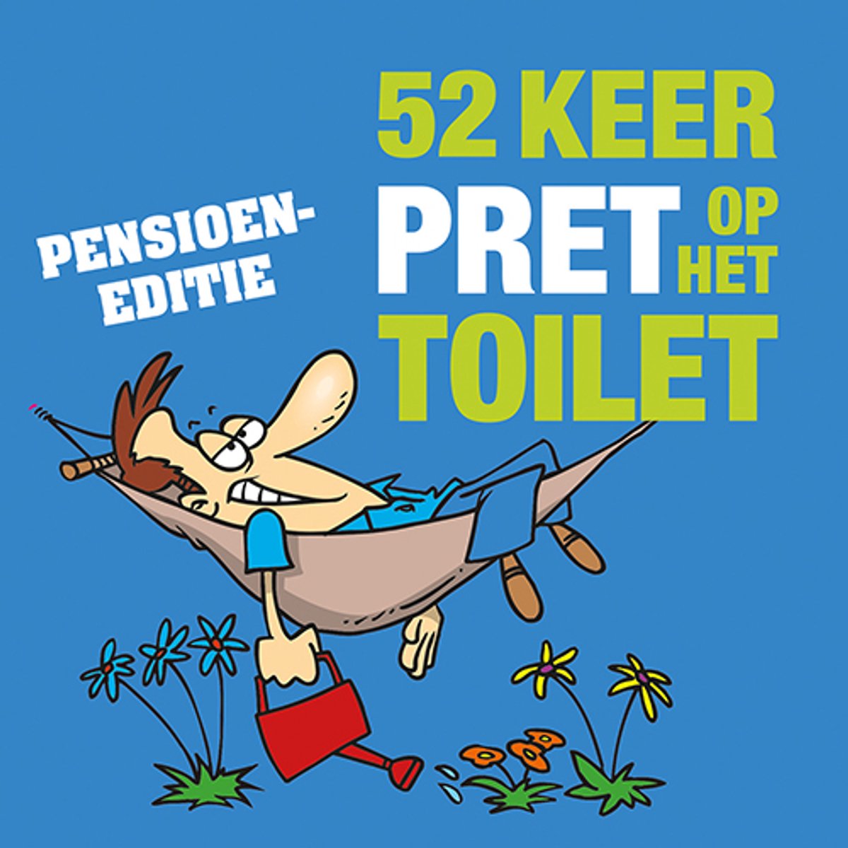 Omslag van 52 keer pret op het toilet - Pensioen-editie