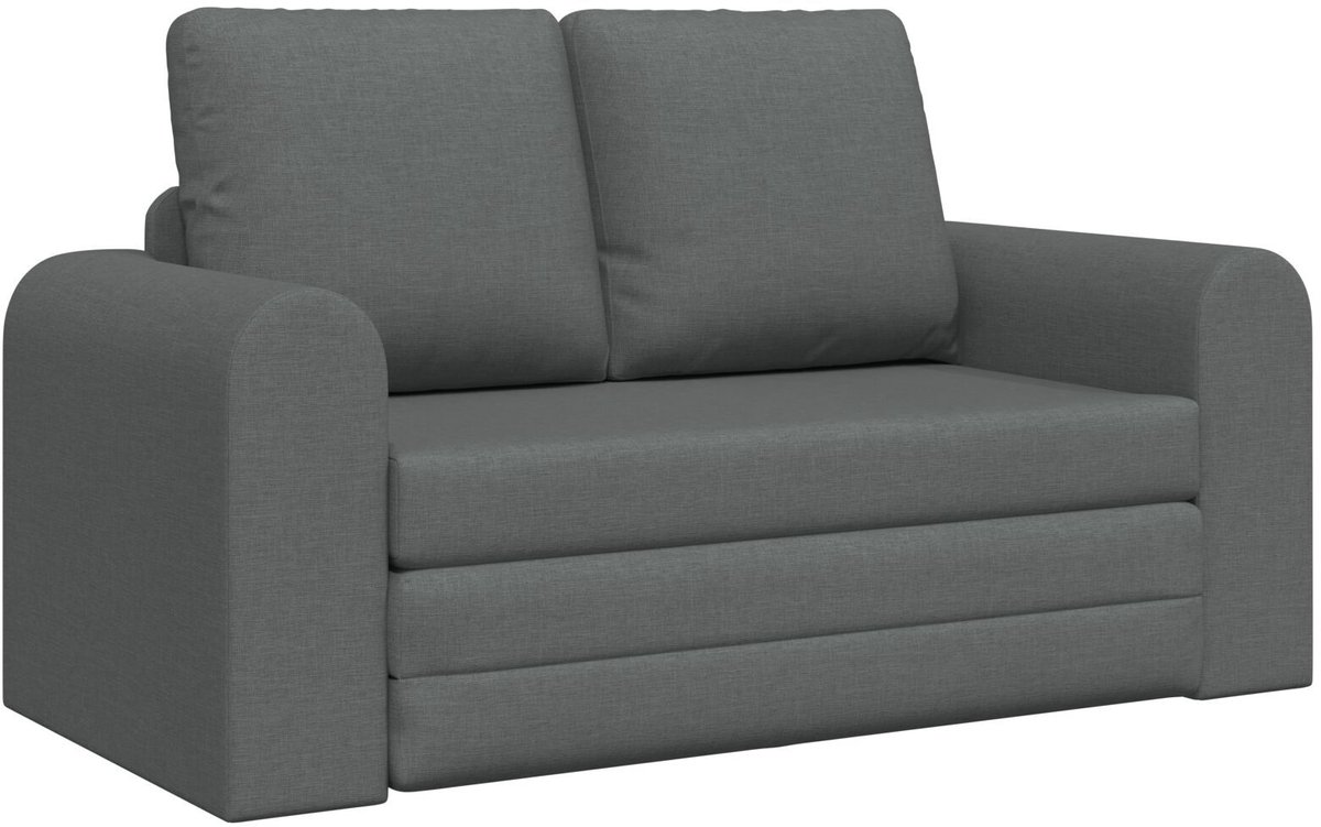 Slaapbank - Uitklapbaar - Slaapstoel - Logeerbed - Zetelbed - Slaapfauteuil - Vouwbed - 2 persoons - Zeer comfortabel - Donkergrijs