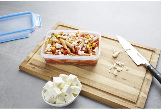 Tefal MasterSeal Fresh N1030710 Mealprep Vershouddozenset - 5x 0,8L - 100% Lekvrij - Vershoudbakjes - Magnetronbestendig