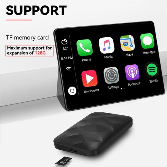 Apple CarPlay & Android 14 Auto TV Box 64GB – Draadloos – YouTube