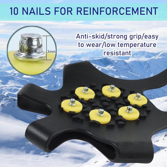 Schoenspikes Voor Sneeuw - Verbeterde Grip En Antislip - 24