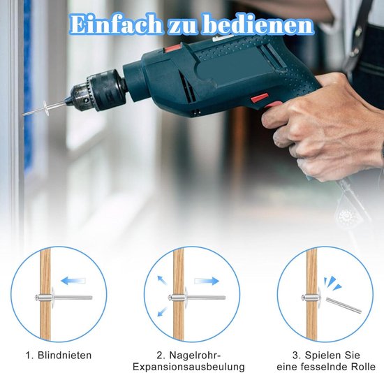 50 stuks aluminium pop-blindklinknagels 2,4 mm 3,2 mm 4 mm 4,8 mm bolkop blindklinknagel stalen schacht doorn uitlaatklinknagels pop-trekklinknagel(3.2mm 50pcs