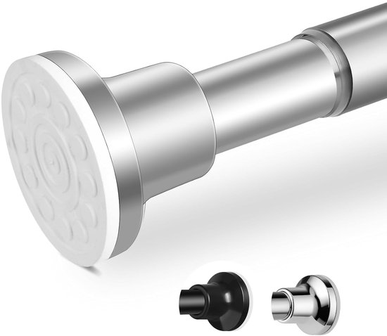 Tringle De Rideau - LECOO - Modèle Incurvé - 1 Mètre - Flexible - Noir - Maison