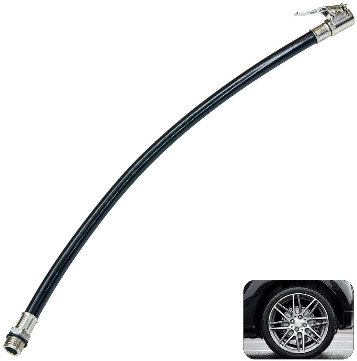 Allecto Plus - 10 mm Fiets- en Autobandpomp met Volledige Slang