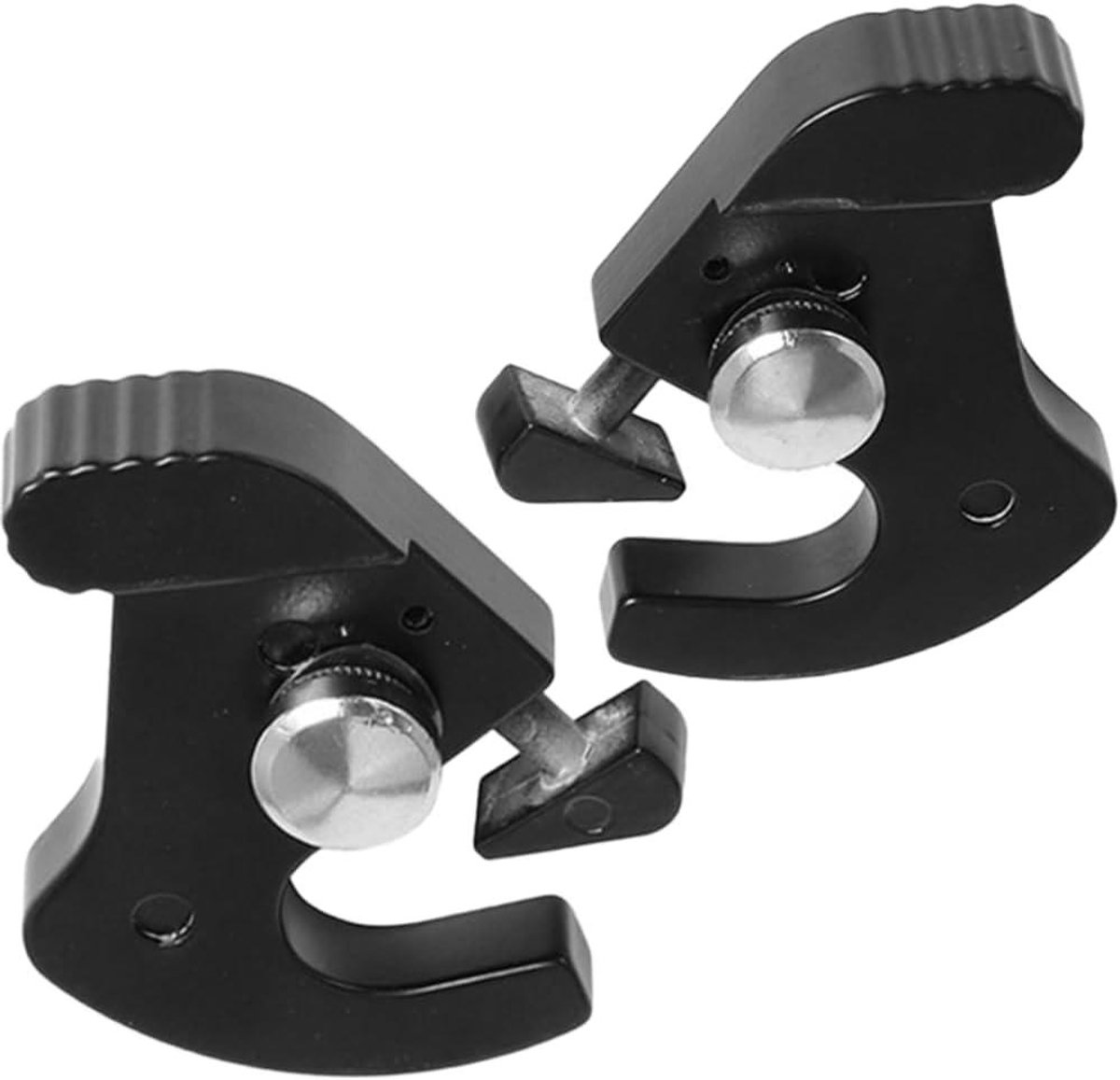 Allecto Plus - Motorfiets Rugleuning Bagagerek met Docking Latch Clip Kit - Compatibel met Harley - Handige Sissy Bar Accessoire met Klinken Clip