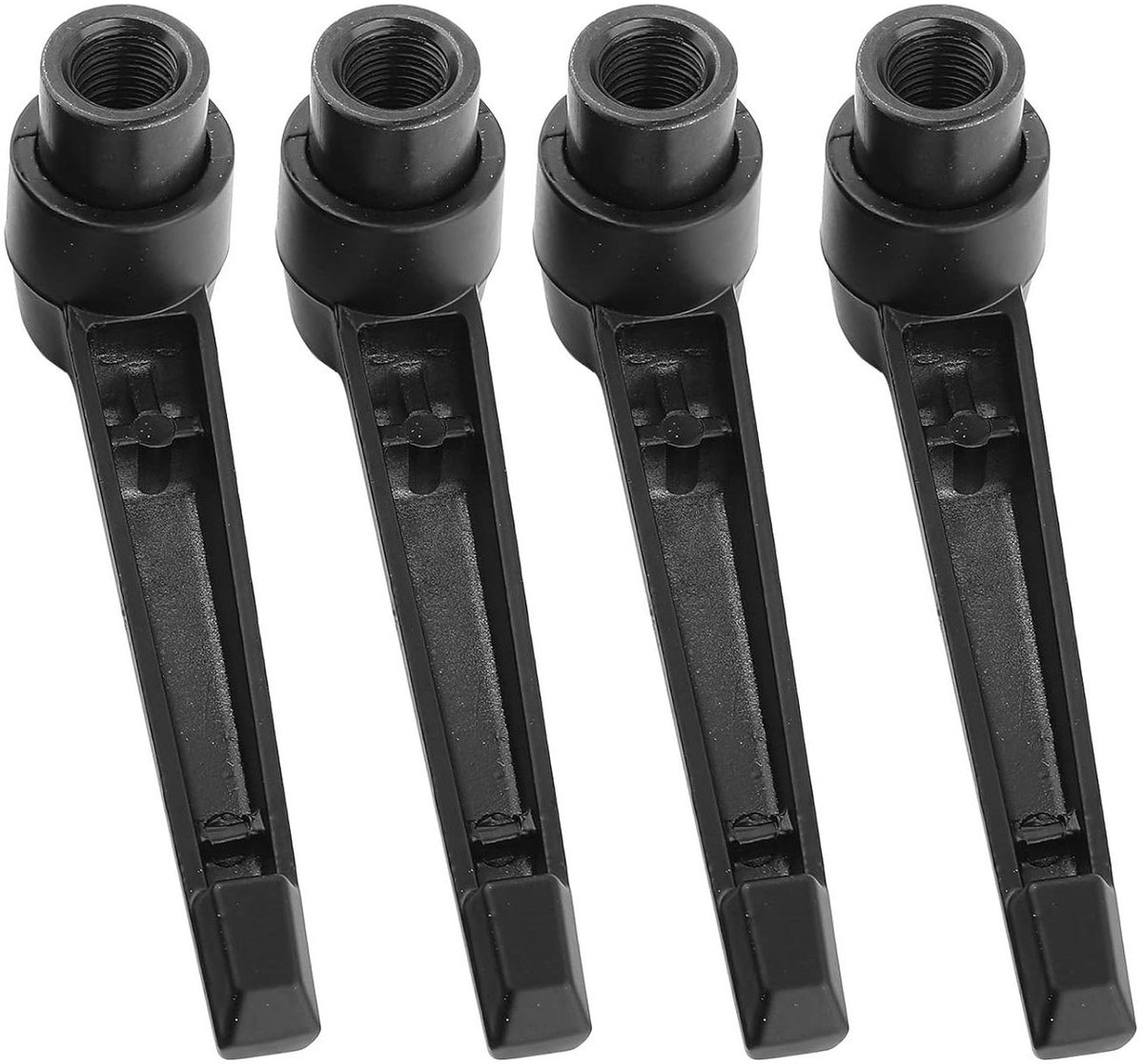 Verstelbare Klemhendels - Bevestiging Handvat voor Metaalbewerkingsmachines - Set van 4 - RVS M8 Draad - Groen - Binnendraad M8 (63 mm) - Makkelijk te gebruiken