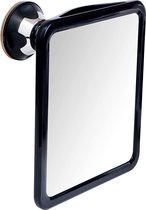 Badkamer Douche Spiegel met Zuignap, Onbreekbare Anti-Condens Scheerspiegel met 360° Rotatie,
