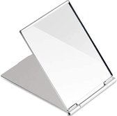 G2PLUS Petit miroir de voyage, miroir de poche, 8,5 x 11,5 cm, miroir de maquillage pliable, miroir pliable pour le rasage, le camping et le maquillage