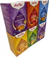 Yogi Tea - Heerlijk met Etherische Oliën - 6 verschillende pakjes x17 theezakjes