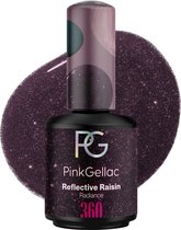 Pink Gellac Gellak Nagellak 15ml - Glanzend Paarse Gel Lak - Gelnagels Producten - Gel Nails - 360 Reflective Raisin