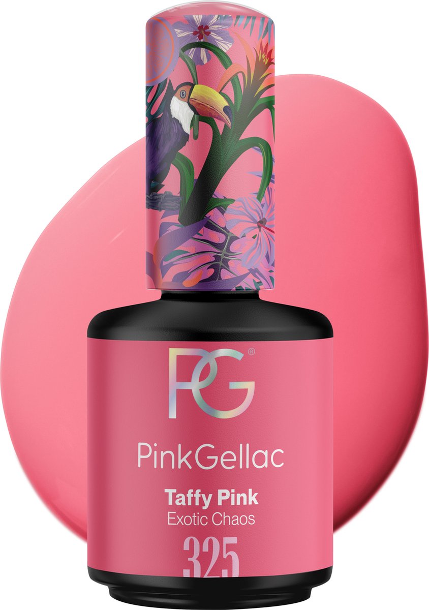 Goedkoopste Pink Gellac Gellak - 325 Taffy Pink 15ml - Glanzend Roze Gel Nagellak - Gellac - Gel Nagels Producten