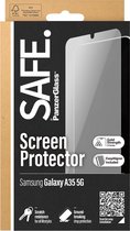PanzerGlass Protecteur d'écran adapté pour Samsung Galaxy A35 - PanzerGlass SAFE Ultra-Wide Fit Protecteur d'écran avec applicateur