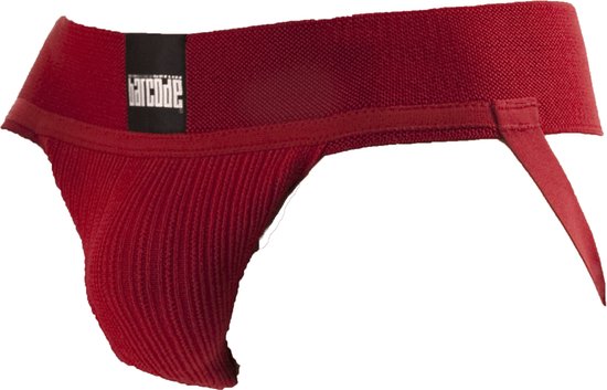 Barcode Berlin Sergey Jockstrap Red - MAAT M - Heren Ondergoed - Jockstrap voor Man - Mannen Jockstrap