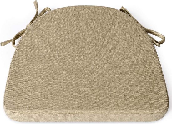 Waigg Kii Tuin Seat Pads Stoel Kussen Rond, Dikke 5/8cm Patio Stoel Kussen Pad, Waterdichte Outdoor Stoel Zitkussens voor Eetkamer Indoor (35 * 35 * 8cm, Paars