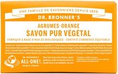 Dr. Bronner's Zeep Citrus Orange Savon Pur Vegetal 140gr