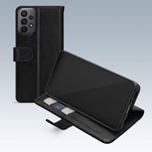 Mobilize Premium Gelly Wallet Telefoonhoesje geschikt voor Samsung Galaxy A23 Hoesje Bookcase Portemonnee - Zwart