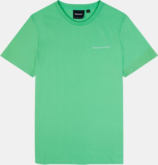 Embroidered T-Shirt- Mint groen - L