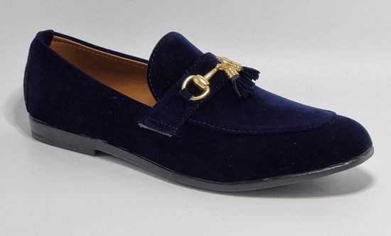 STARLITE - Heren Schoenen - Heren Loafers - Heren Instappers - Blauw - Maat 42
