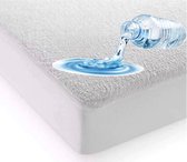 Princess Line Wasbare Waterdichte Matrasbeschermer-Waterdicht Badstofhoeslaken- Incontinentie Matrashoes -Ademend -Antibacteriëel – Anti-allergie-120x200 cm- Rondom Elastiek Matrashoogte tot 30cm