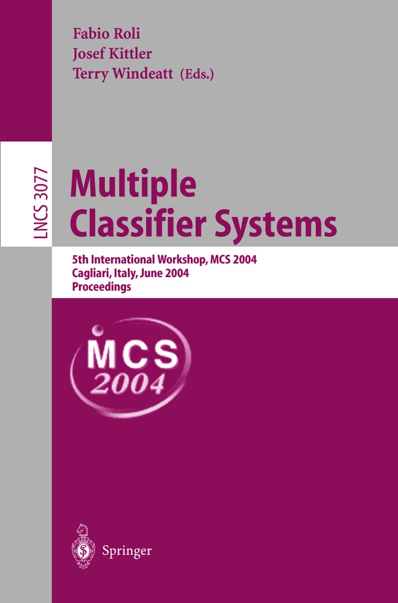 Multiple Classifier Systems van