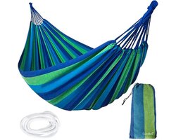 Gardlov Hangmat zonder Stok - Veelkleurig en Duurzaam - Ideaal voor Buiten - 2 Persoons