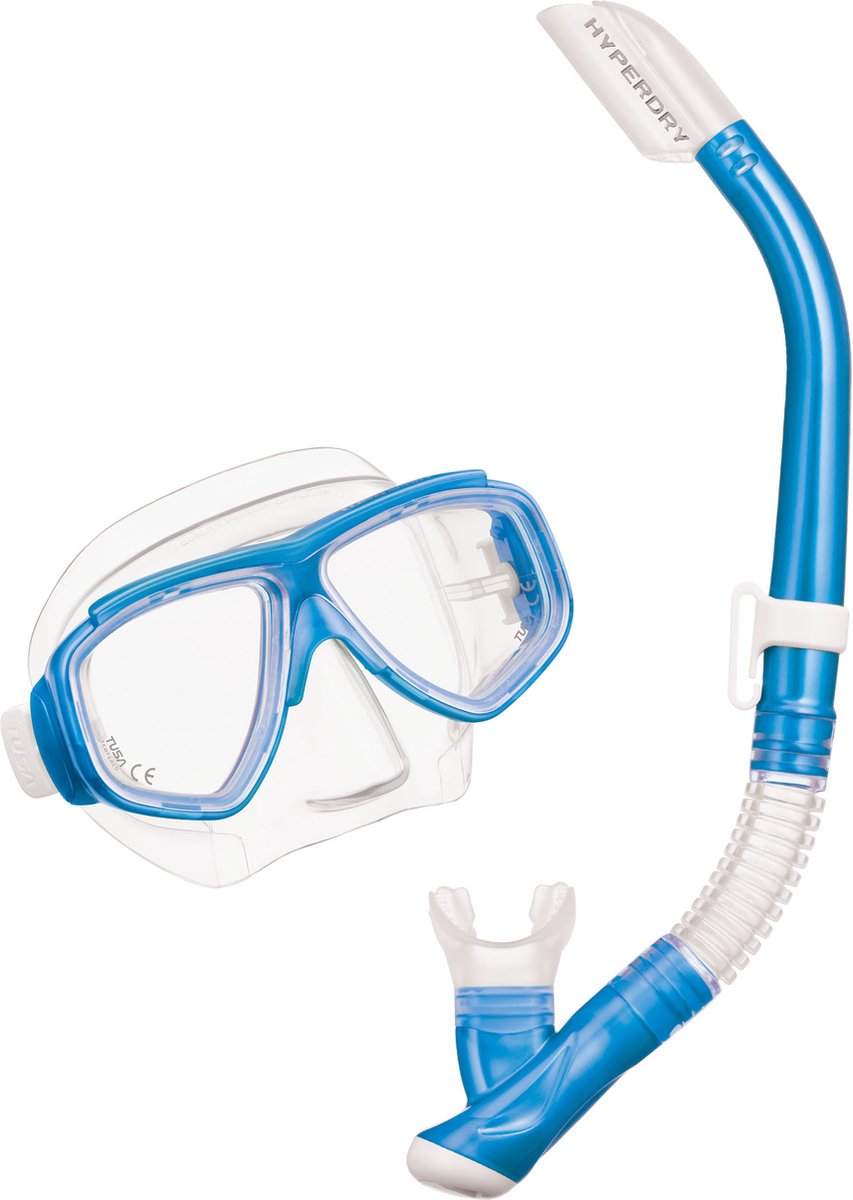 TUSAsport UC7519 Splendive Snorkelset | Comfortabel Splendive Masker & Semi-Dry Snorkel voor Heldere & Zorgeloze Snorkelervaring
