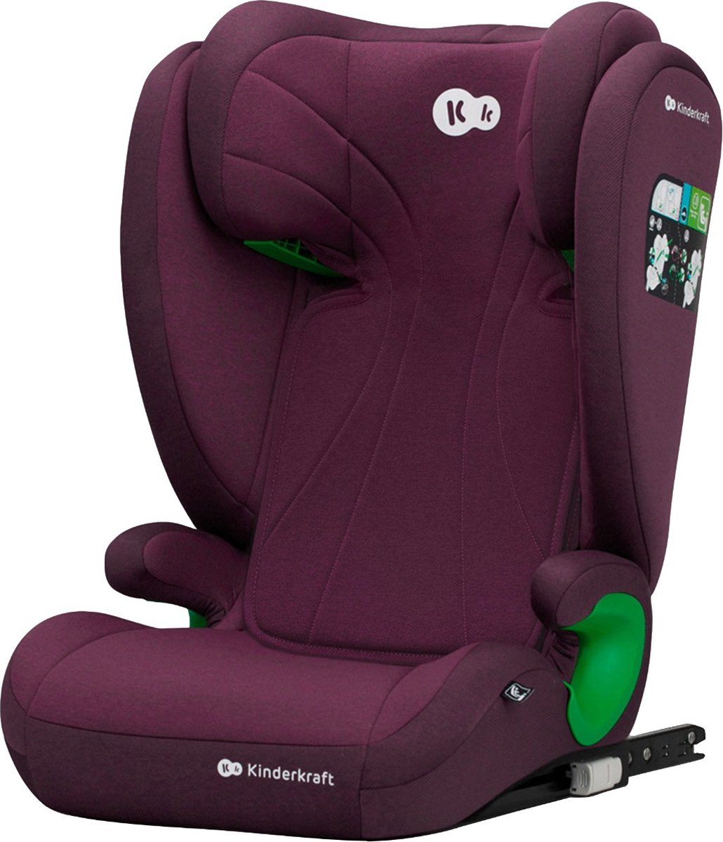 Bol.com Kinderkraft JUNIOR FIX 2 I-SIZE Autostoel – 100-150 cm – Met Isofix – Groep 2/3 – Tot 12 Jaar – Rood aanbieding