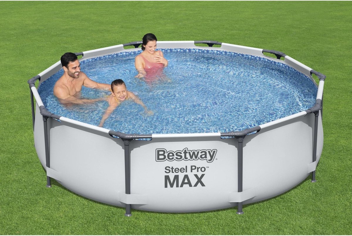 Bestway Zwembad Steel Pro MAX 56406 - FrameLink Systeem - Eenvoudig op te Zetten - 305 x 76 cm — afbeelding 13