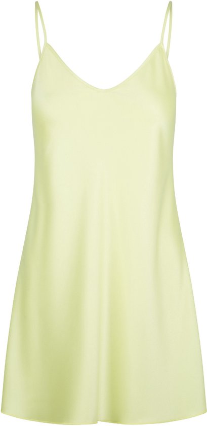 LingaDore DAILY Satin chemise - 1400CH - Sunny lime - XXL