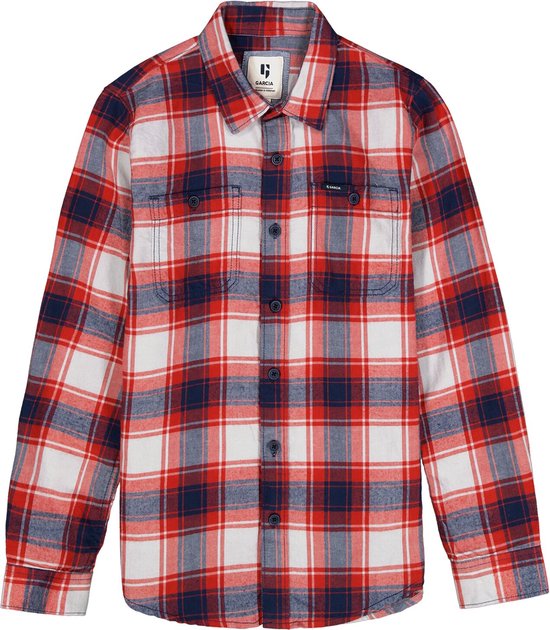 GARCIA Jongens Overhemd Rood - Maat 140/146