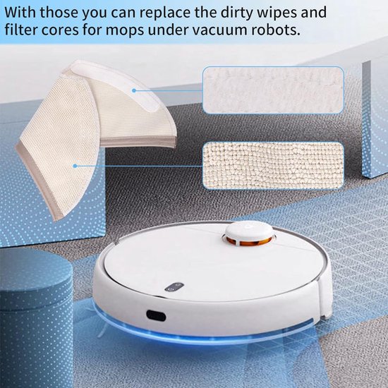 Teur robot Xiaomi Roborock S5 Max, Dock Pure MaxV E5, brosse latérale