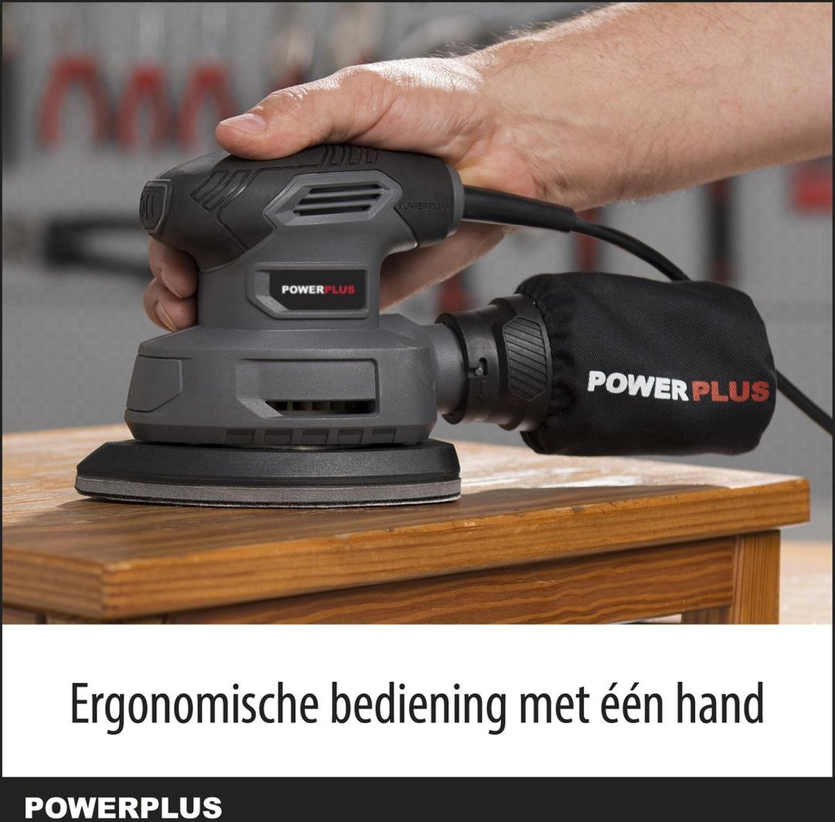 Powerplus elektrische handpalmschuurmachine POWE40020 - 140 W Multischuurmachine - 5 schuurbladen, stofopvangzak — cadeau in Eten & Drinken - foto 2