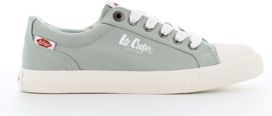 Lee Cooper dames sneaker - lage zomer schoenen - mint groen - maat 41