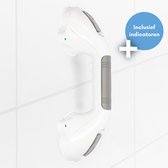 Handgreep met Zuignap met Indicator - Handgreep badkamer en douche - Handvat - Hulpmiddelen voor ouderen - Wandbeugel badkamer - Handgrepen kast
