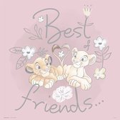 Disney Best Friends - Art Collector Print 30x30 cm