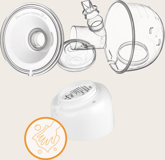 Lionelo Fidi Free Simple - Borstkolf - Elektrische moedermelkpomp - 180 ml - draagbare 2-fasen-borstkolf - handsfree - tweefasen van LIONELO — afbeelding 2