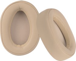 Somstyle Oorkussens Geschikt Voor Sony WH-H900N & MDR-100ABN - 2 Stuks - Zacht Foam - Eiwitleer - Champagne