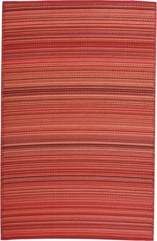 LM-Collection Kingston Outdoor Vloerkleed - 240x300cm - Rood/Oranje - Plastic - tuintapijt, buitentapijt, tuinkleed, buitenkleed vloerkleed, vloerkleed rond, vloerkleed kinderkamer, vloerkleed laagpolig, vloerkleed 160x230