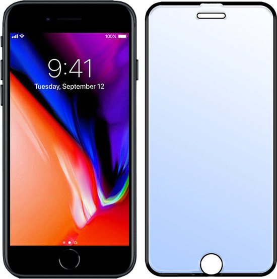 Protecteur d'écran adapté pour iPhone 6 Plus Protecteur d'écran en Tempered Glass Couverture complète en Glas trempé - 2x