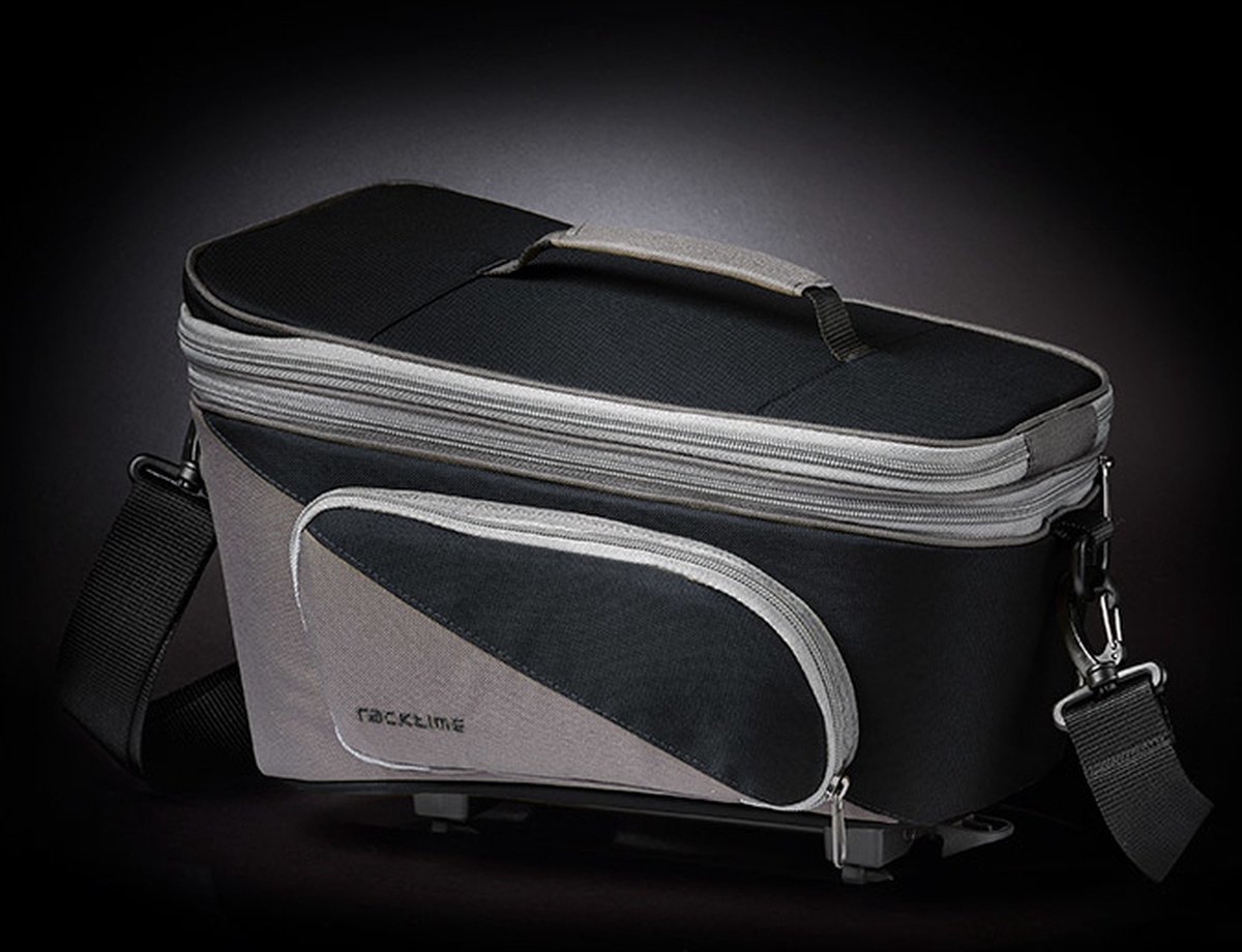 Racktime Talis Plus - Bagagedragertas - Zwart/Grijs