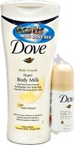 Dove Fresh Hydro BodyLotion 400ML + Dove Silk Dry Deo- Voordeelverpakking
