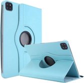 Hoes Geschikt voor Apple iPad Pro 11 inch (2018 - 2020 - 2021 & 2022) - Tablet Case - Smart Cover Licht Blauw