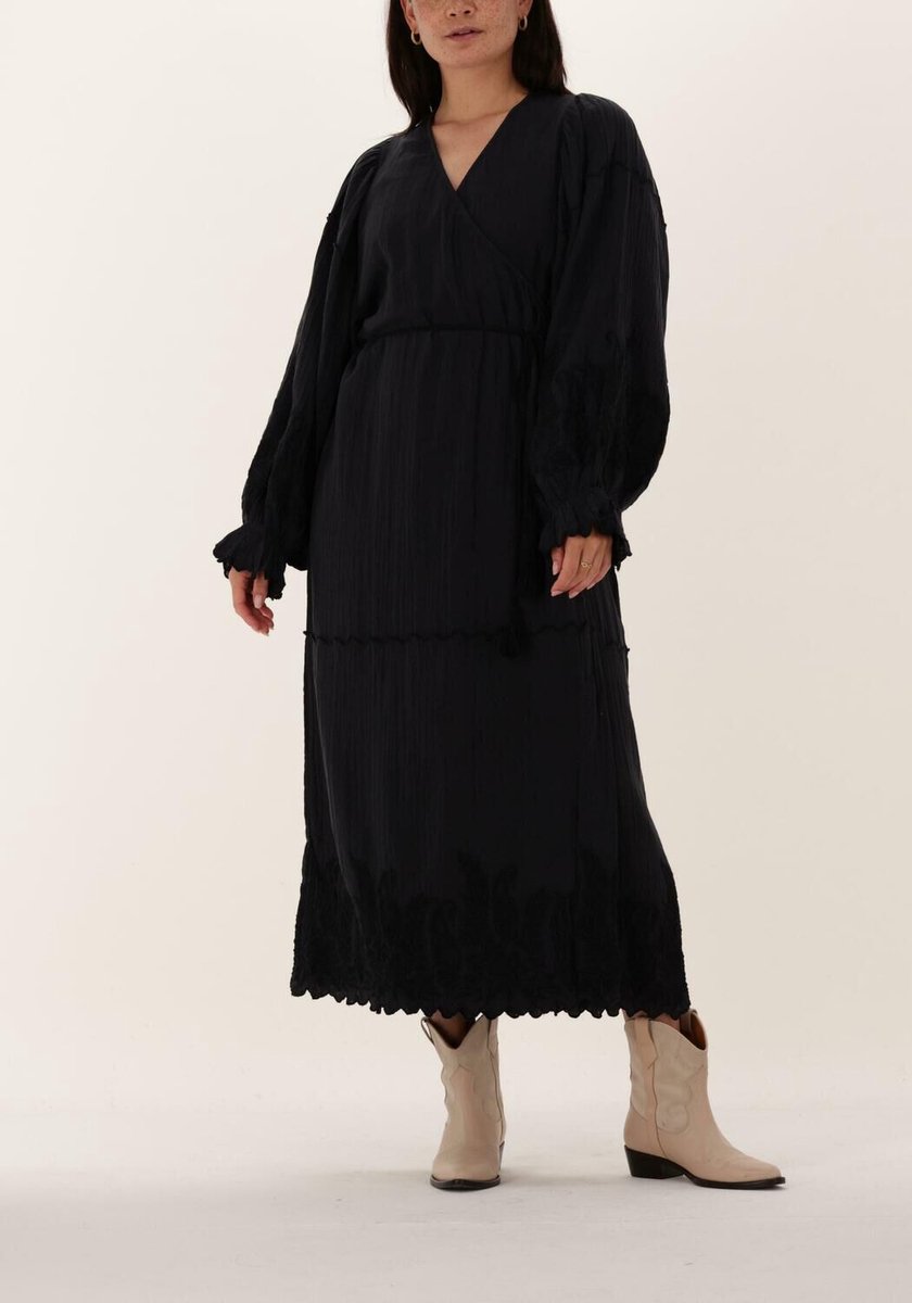 Sissel Edelbo Tammy Cotton Dress Jurken Dames - Kleedje - Rok - Jurk - Antraciet - Maat ONESIZE