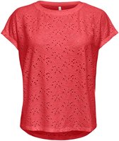 Only T-shirt Onlsmilla S/s Top Jrs Noos 15231005 Cayenne Taille Femme - M