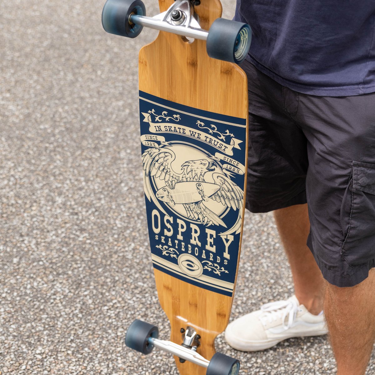 Osprey Eagle 42” Twin Tip Longboard - Drop-Through Trucks - ABEC 9 — afbeelding 16