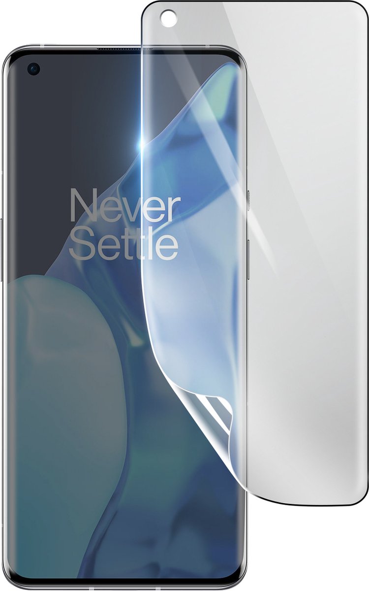 3mk, Geschikt voor Oneplus 9 Pro, Schokbestendige Hydrogel Screenprotector, Transparant
