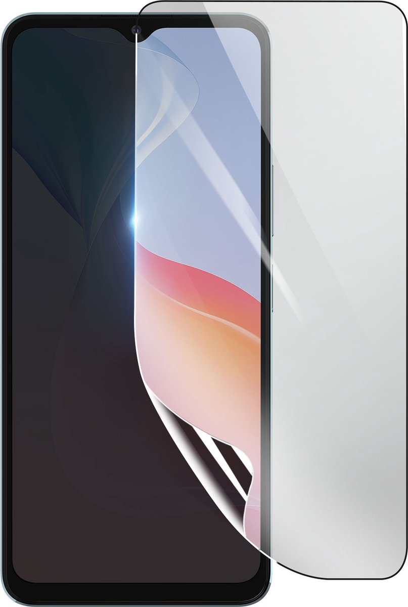 3mk, Geschikt voor Vivo Y76 5G, Schokbestendige Hydrogel Screenprotector, Transparant